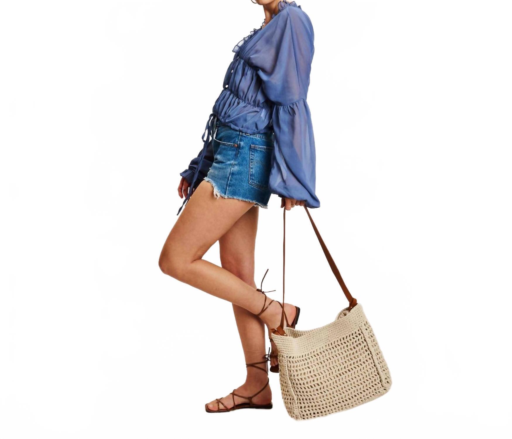 New Moda Luxe Women's Bree Shoulder Bag In Ivory Tan — image 8 of 8